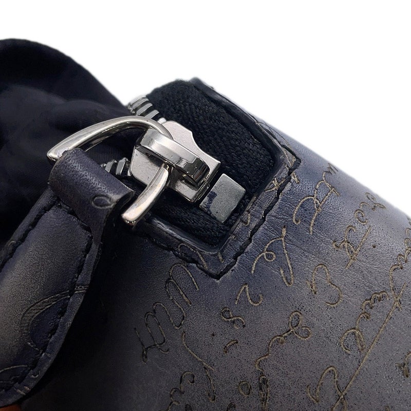 ベルルッティ エコバッグ カリグラフィ ナイロン レザー Berluti バッグ 黒