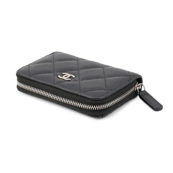 シャネル コインケース マトラッセ ココマーク キャビアスキン AP0216 CHANEL 財布 黒