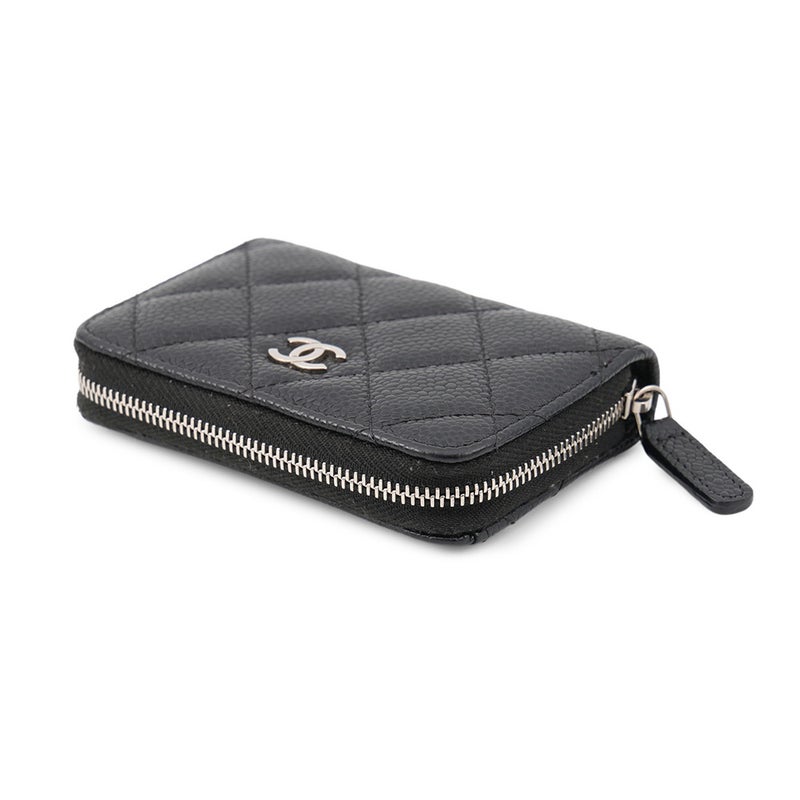 シャネル コインケース マトラッセ ココマーク キャビアスキン AP0216 CHANEL 財布 黒
