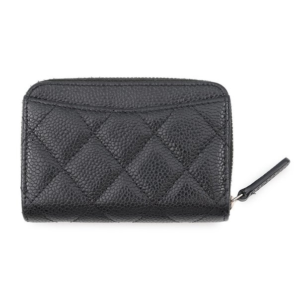 シャネル コインケース マトラッセ ココマーク キャビアスキン AP0216 CHANEL 財布 黒