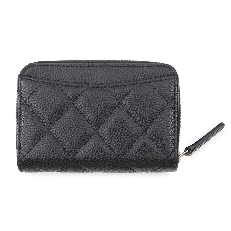 シャネル コインケース マトラッセ ココマーク キャビアスキン AP0216 CHANEL 財布 黒
