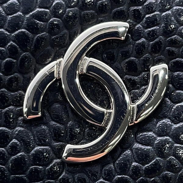 シャネル コインケース マトラッセ ココマーク キャビアスキン AP0216 CHANEL 財布 黒