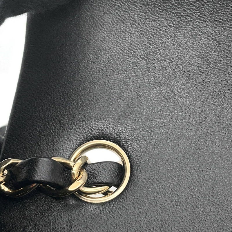 シャネル チェーンショルダーバッグ ココマーク マトラッセ ラムスキン A69900 CHANEL ミニ フラップ バッグ 黒