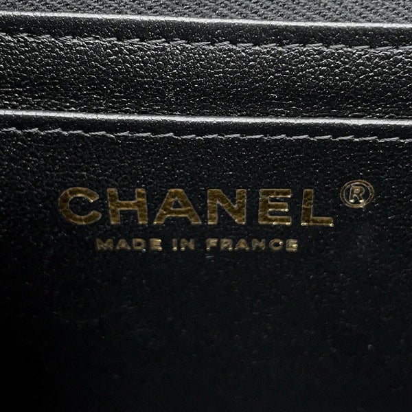 シャネル チェーンショルダーバッグ ココマーク マトラッセ ラムスキン A69900 CHANEL ミニ フラップ バッグ 黒