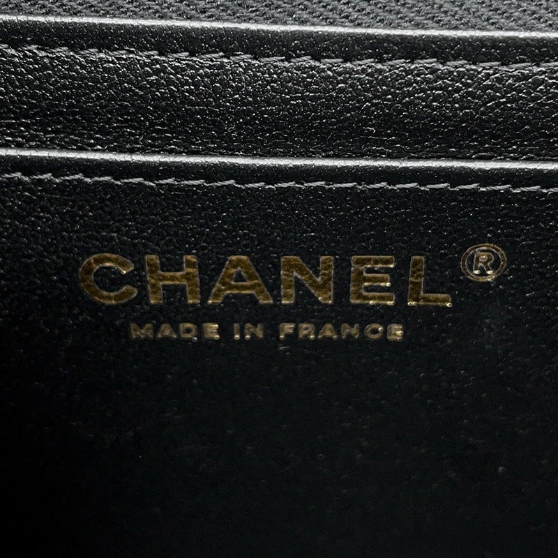 シャネル チェーンショルダーバッグ ココマーク マトラッセ ラムスキン A69900 CHANEL ミニ フラップ バッグ 黒
