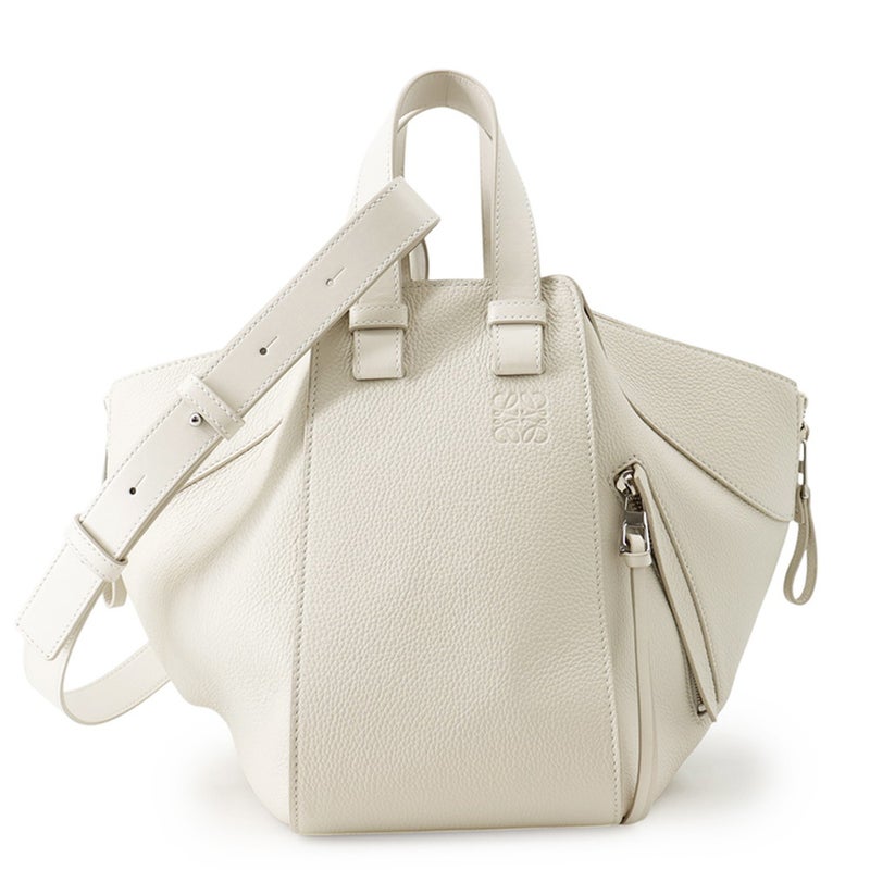 ロエベ ハンドバッグ ハンモック スモール レザー A538S35X51 LOEWE 2wayショルダーバッグ 白