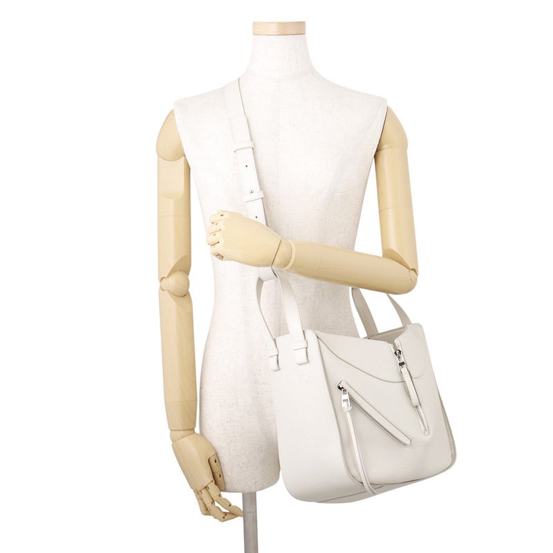 ロエベ ハンドバッグ ハンモック スモール レザー A538S35X51 LOEWE 2wayショルダーバッグ 白