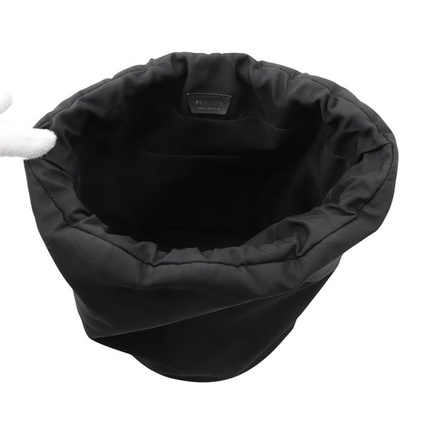 ザ・ロウ ショルダーバッグ スポーティー ポーチ キャンバス レザー THE ROW 黒