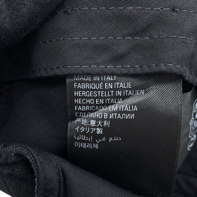バレンシアガ キャップ ロゴ ダメージ ベースボールキャップ コットン サイズL BALENCIAGA 帽子 黒