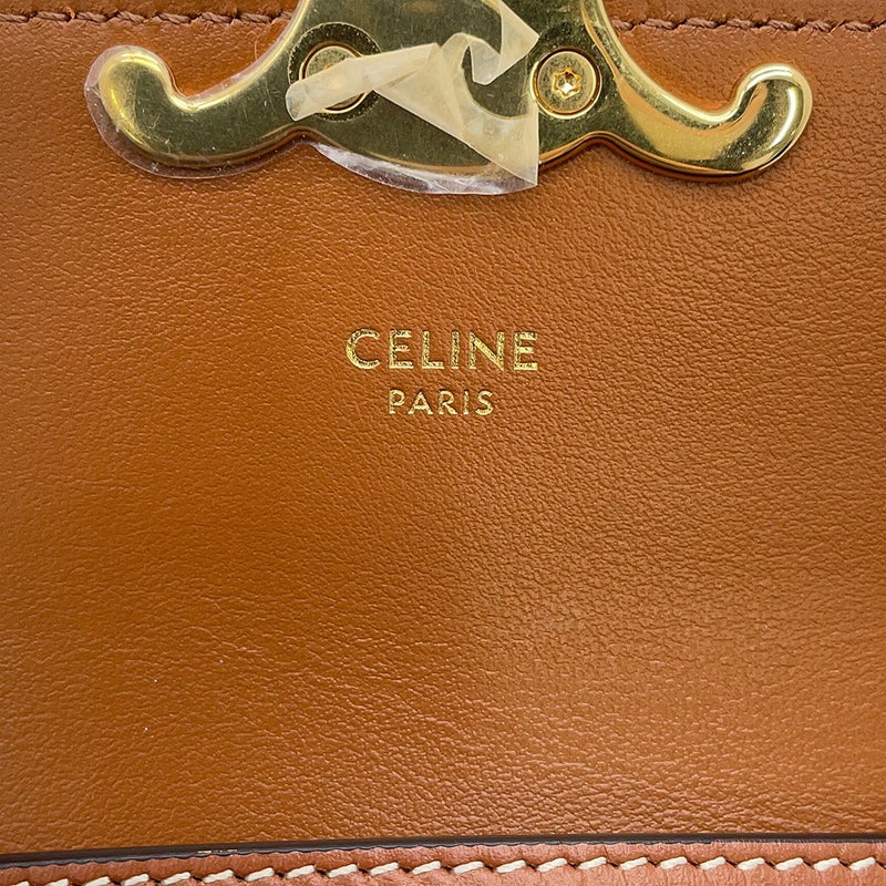 セリーヌ ショルダーバッグ トリオンフ ミニ クロード PVC レザー 10I512 CELINE ミニバッグ