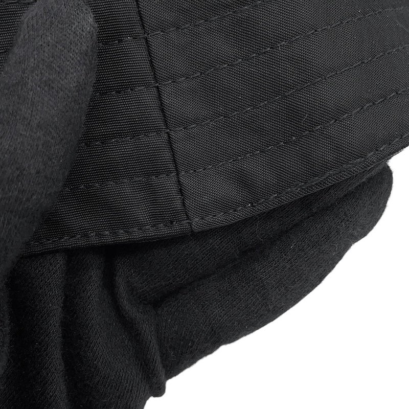 プラダ バケットハット Re-Nylon ロゴ サイズS 2HC137 PRADA 帽子 黒