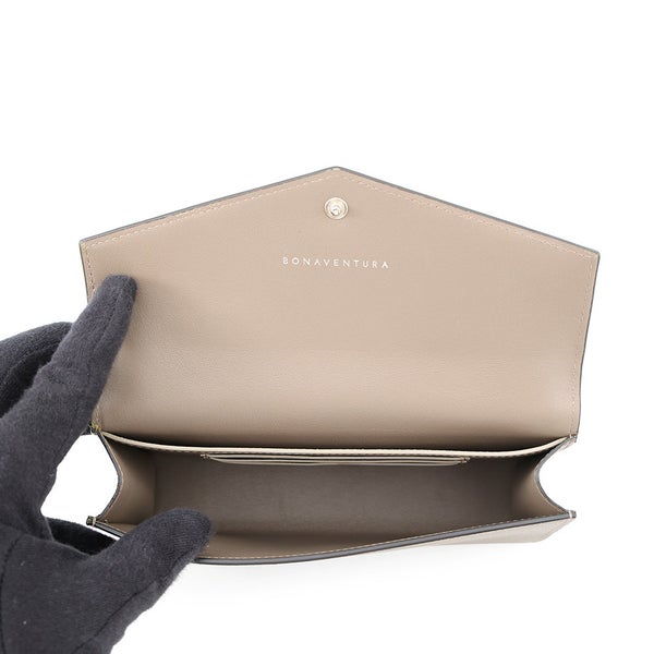 ボナベンチュラ ショルダーウォレット 型押しレザー BONAVENTURA 財布 ポシェット