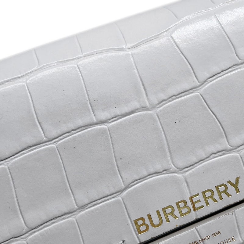 バーバリー チェーンウォレット 型押しレザー BURBERRY 財布