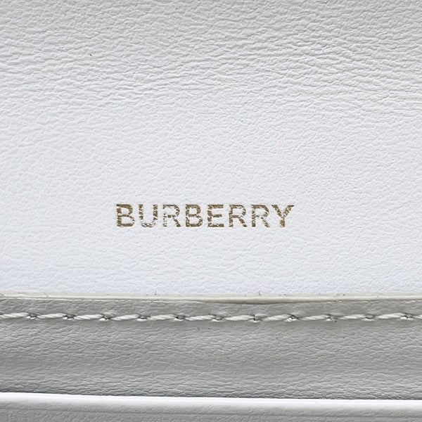 バーバリー チェーンウォレット 型押しレザー BURBERRY 財布