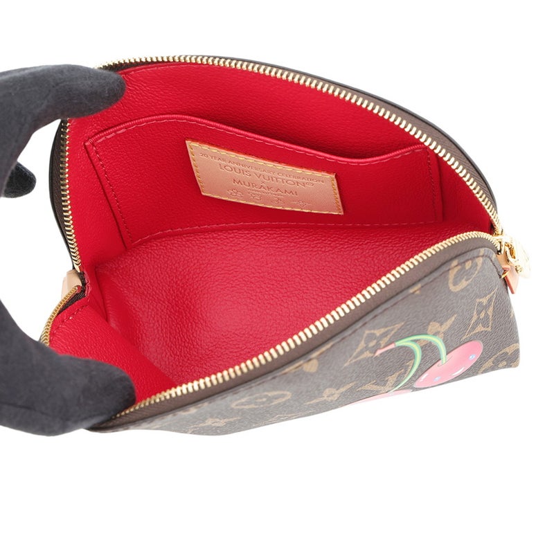 ルイヴィトン ポーチ モノグラム・チェリー LV×TM ポシェット・コスメティックPM M13766 LOUIS VUITTON 村上隆 コラボ