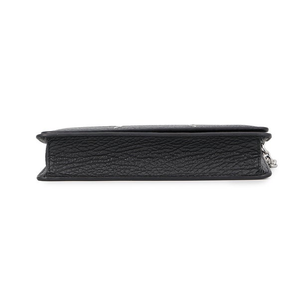 メゾンマルジェラ チェーンウォレット ４ステッチ グレイニーレザー SA3UI0008 Maison Margiela 財布 黒