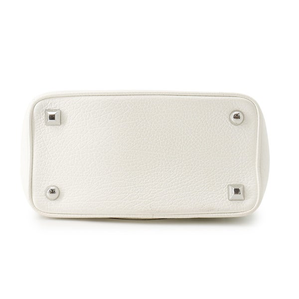 メゾンマルジェラ ハンドバッグ 5AC マイクロ レザー キャンバス S56WD0072 Maison Margiela 2WAY 白