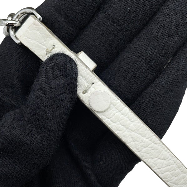 メゾンマルジェラ ハンドバッグ 5AC マイクロ レザー キャンバス S56WD0072 Maison Margiela 2WAY 白
