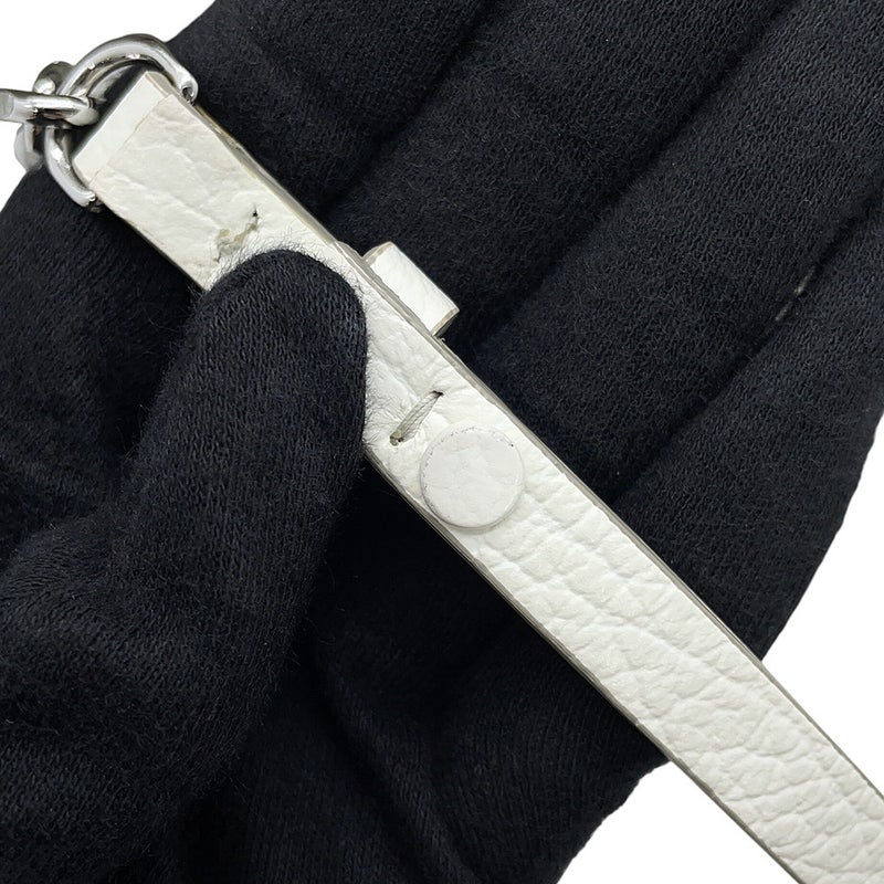 メゾンマルジェラ ハンドバッグ 5AC マイクロ レザー キャンバス S56WD0072 Maison Margiela 2WAY 白