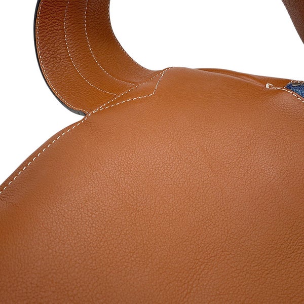 ロエベ リュック Tバックパック スモール デニム/レザー 316.28.P32 LOEWE バッグ