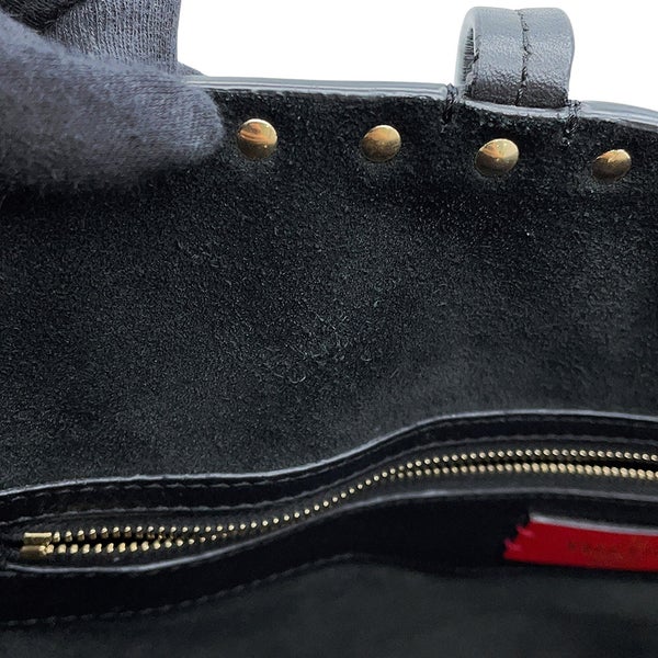ヴァレンティノ・ガラヴァーニ トートバッグ ロックスタッズ ペット レザー VALENTINO リカルド・クシマノ 黒 白