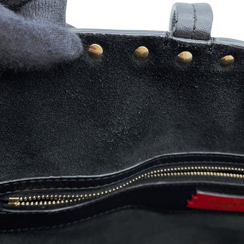 ヴァレンティノ・ガラヴァーニ トートバッグ ロックスタッズ ペット レザー VALENTINO リカルド・クシマノ 黒 白