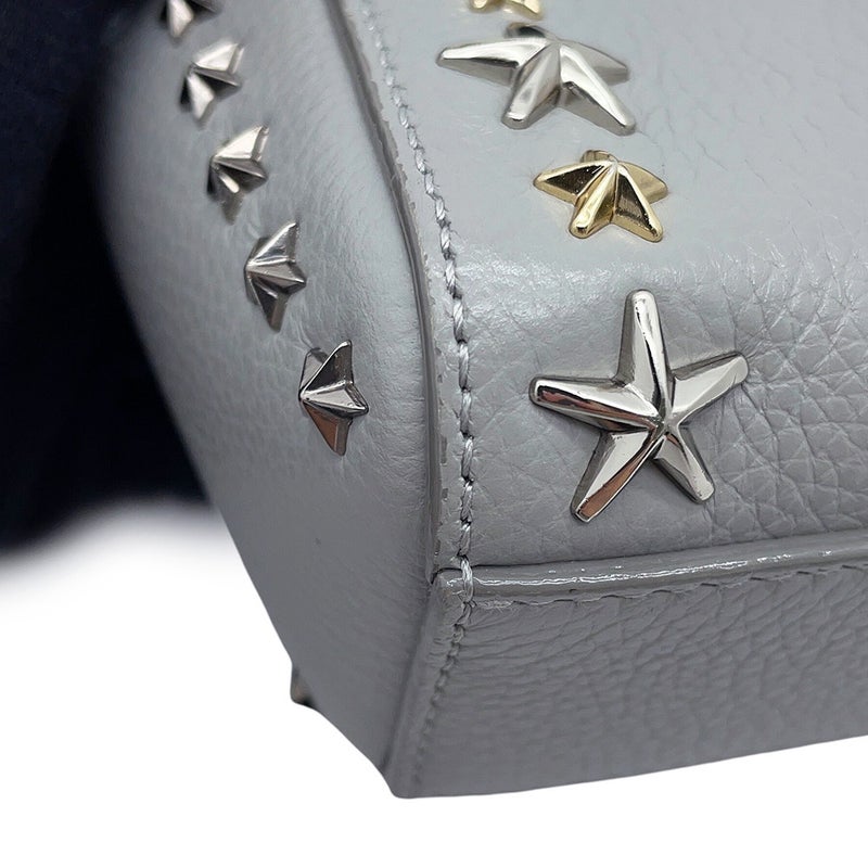 ジミーチュウ ハンドバッグ ペガシ ミニ ソフトグレイニーカーフレザーレザー JIMMY CHOO 2wayバッグ