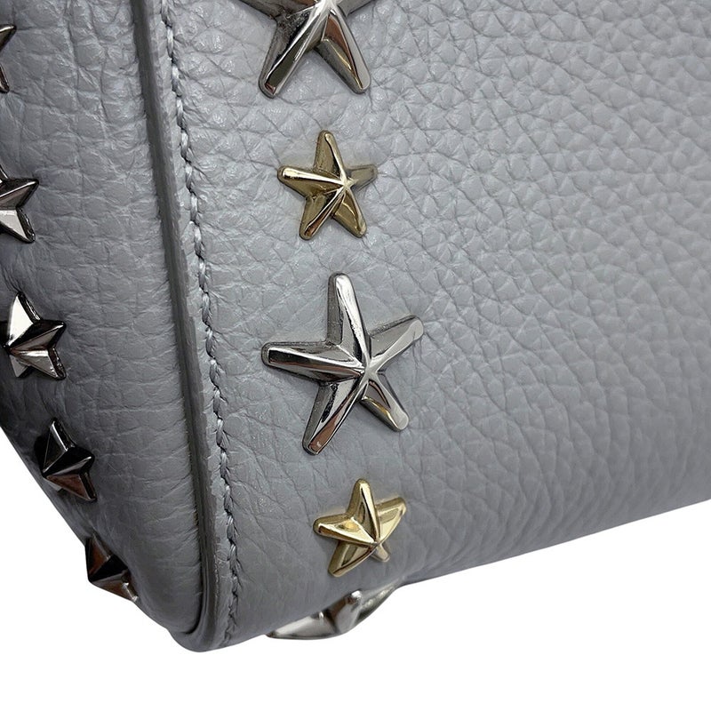 ジミーチュウ ハンドバッグ ペガシ ミニ ソフトグレイニーカーフレザーレザー JIMMY CHOO 2wayバッグ