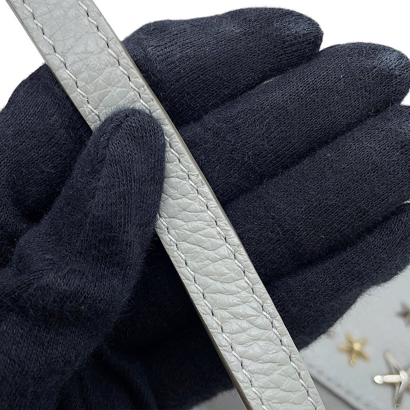 ジミーチュウ ハンドバッグ ペガシ ミニ ソフトグレイニーカーフレザーレザー JIMMY CHOO 2wayバッグ