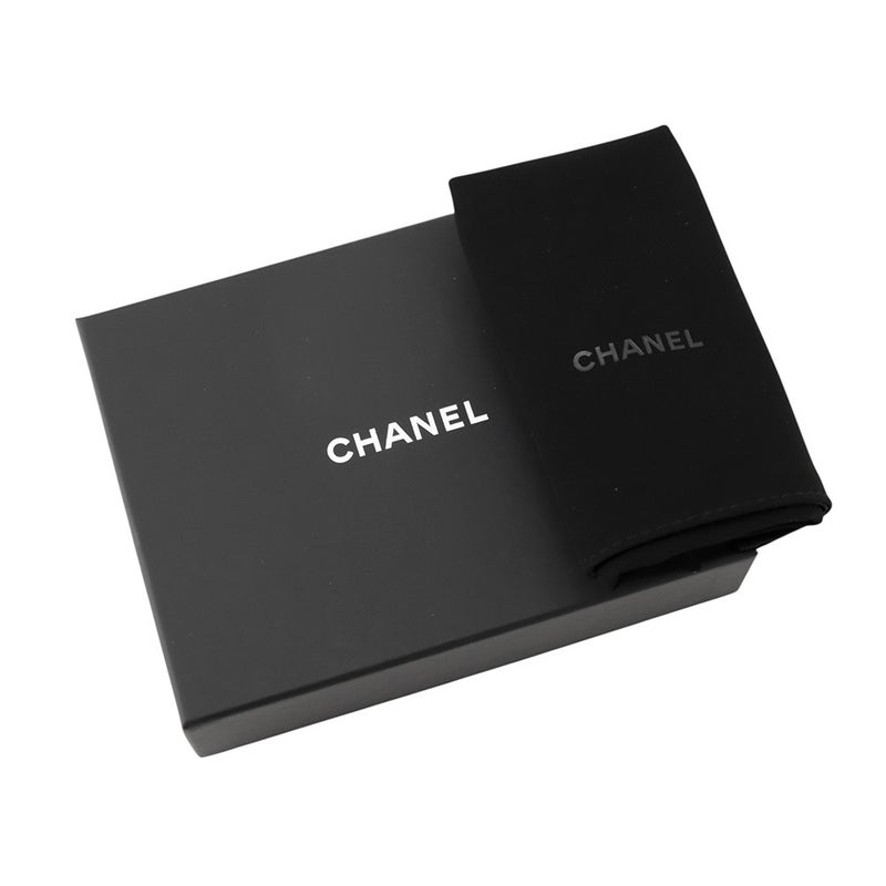 シャネル 三つ折り財布 マトラッセ ココマーク クラシック スモール フラップ ウォレット キャビアスキン AP0230 CHANEL 財布 黒