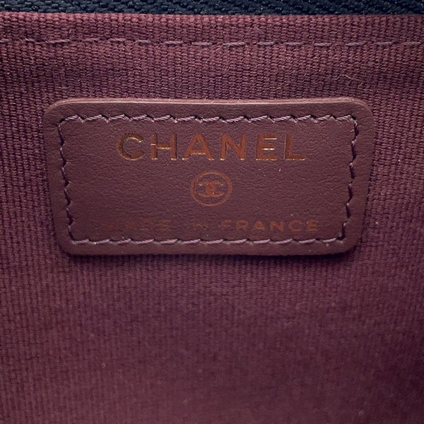 シャネル コインケース マトラッセ ココマーク キャビアスキン AP3179 CHANEL フラグメント カードケース 黒