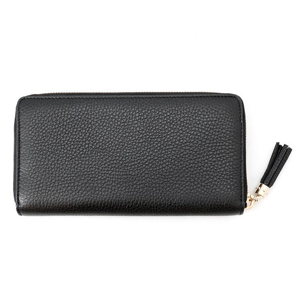 グッチ 長財布 インターロッキングG ソーホー ラウンドファスナー レザー 598187 GUCCI 黒 アウトレット品