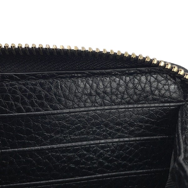 グッチ 長財布 インターロッキングG ソーホー ラウンドファスナー レザー 598187 GUCCI 黒 アウトレット品