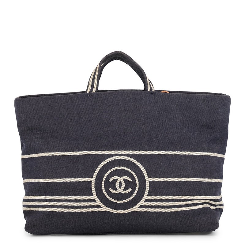 シャネル トートバッグ ココマーク デニム レザー 2wayショルダーバッグ A92240 CHANEL バッグ