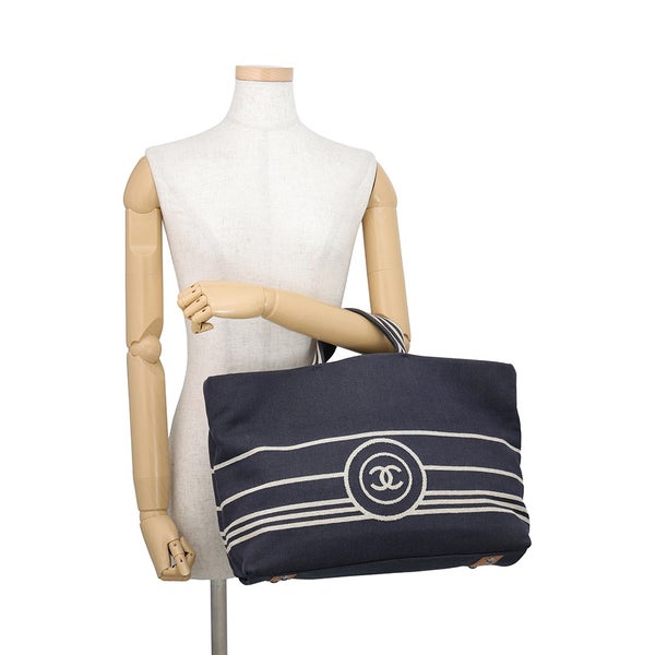 シャネル トートバッグ ココマーク デニム レザー 2wayショルダーバッグ A92240 CHANEL バッグ