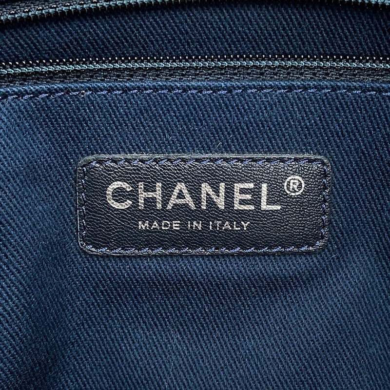 シャネル トートバッグ ココマーク デニム レザー 2wayショルダーバッグ A92240 CHANEL バッグ
