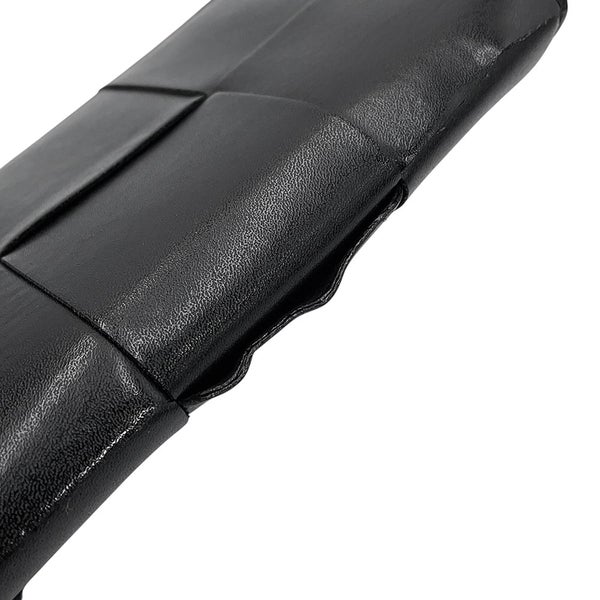 ボッテガヴェネタ 長財布 マキシイントレチャート カセット スリム ラムスキン 708612 BOTTEGA VENETA 黒