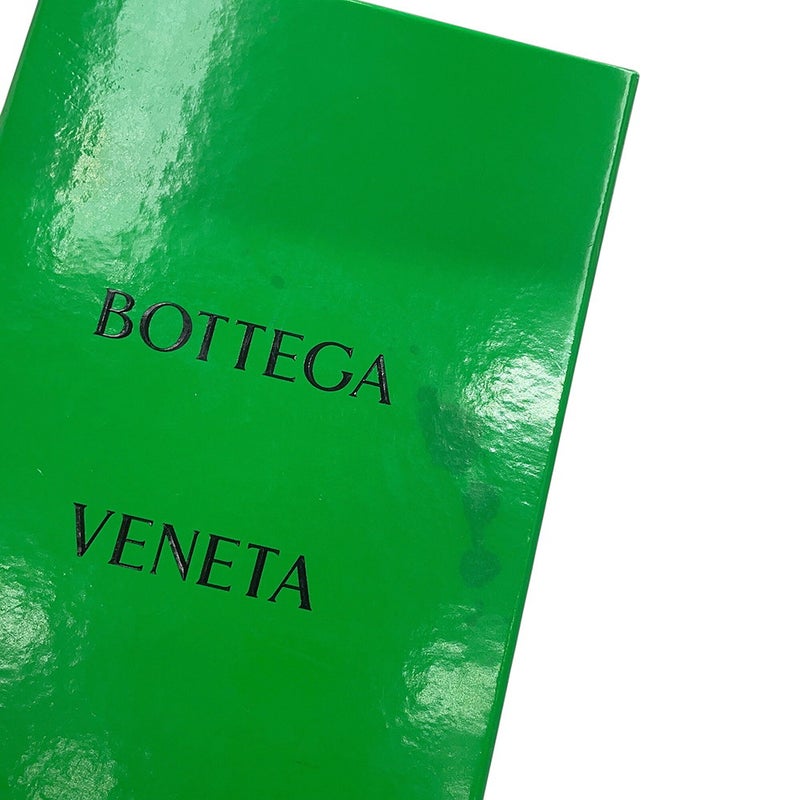 ボッテガヴェネタ 長財布 マキシイントレチャート カセット スリム ラムスキン 708612 BOTTEGA VENETA 黒
