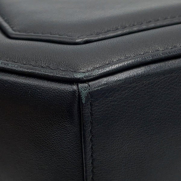 シャネル チェーンショルダーバッグ オクタゴン ココマーク ラムスキン CHANEL 黒