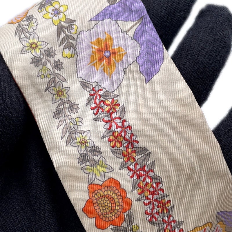 エルメス スカーフ ツイリー ブリッド・ドゥ・ガラ・アン・フルール&アイライナー Brides de Gala en fleurs HERMES シルク 2025年春夏