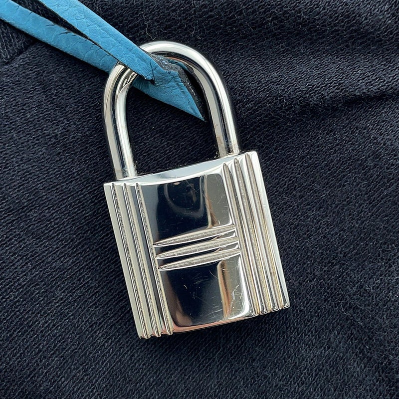 エルメス バーキン30 ブルージーン/シルバー金具 エプソン □K刻印 HERMES Birkin ハンドバッグ