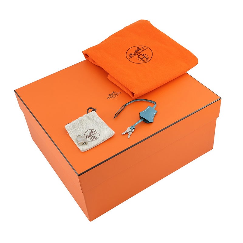 エルメス バーキン30 ブルージーン/シルバー金具 エプソン □K刻印 HERMES Birkin ハンドバッグ