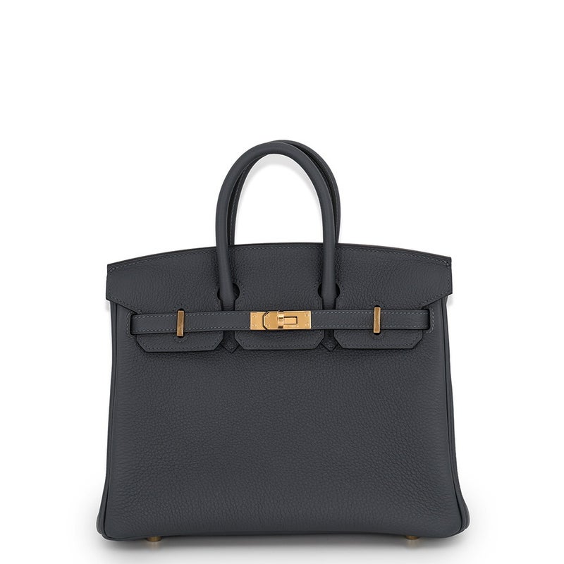 エルメス バーキン25 グリミスティ/ゴールド金具 トゴ G刻印 HERMES Birkin ハンドバッグ