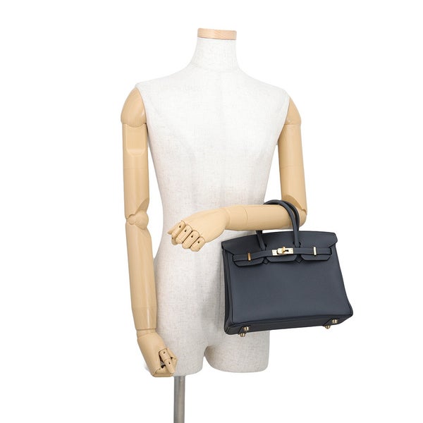 エルメス バーキン25 グリミスティ/ゴールド金具 トゴ G刻印 HERMES Birkin ハンドバッグ