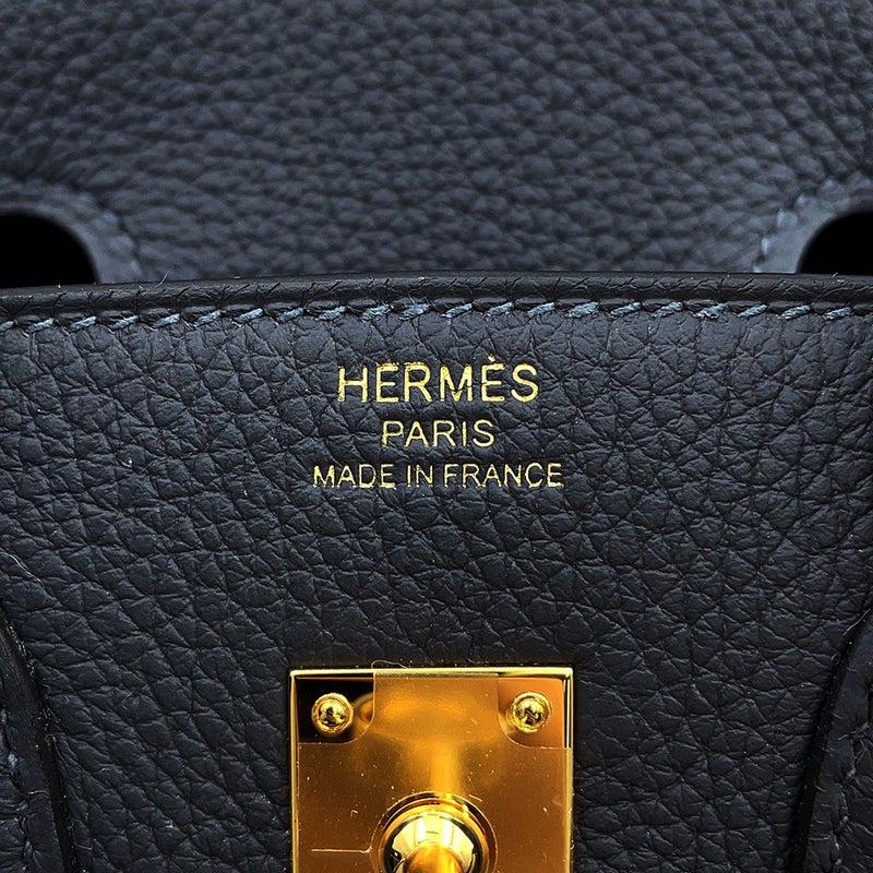 エルメス バーキン25 グリミスティ/ゴールド金具 トゴ G刻印 HERMES Birkin ハンドバッグ