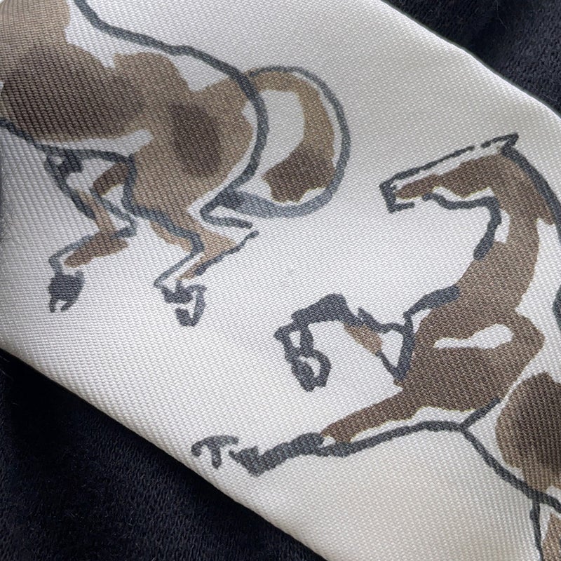 エルメス スカーフ ツイリー 自由の馬 Chevaux en Liberte HERMES シルクツイル 2021年秋