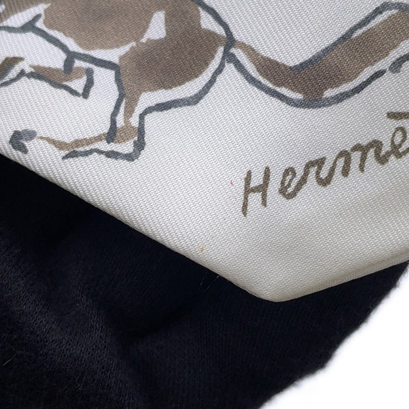 エルメス スカーフ ツイリー 自由の馬 Chevaux en Liberte HERMES シルクツイル 2021年秋