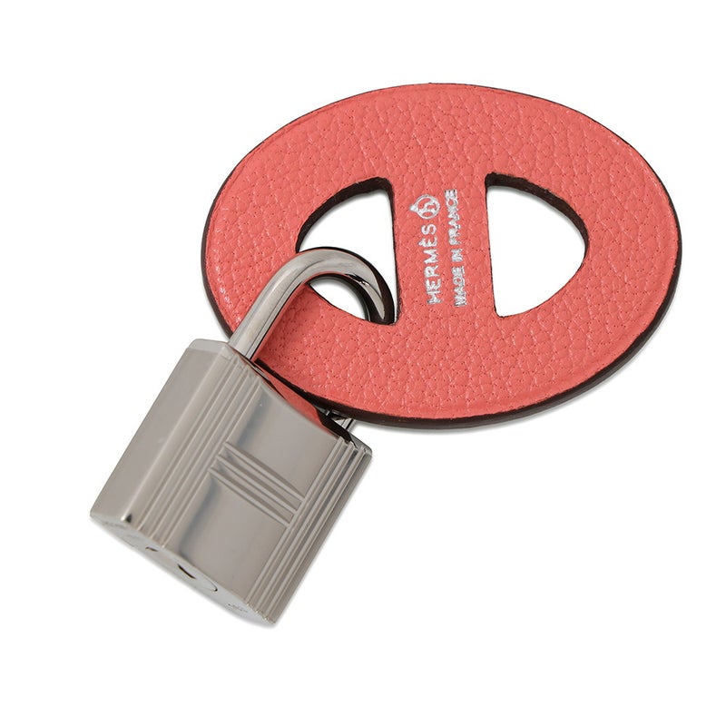 エルメス シューズアクセサリー  マイヨン・アンシェネ グリーン/オレンジ/シルバー金具 カーフレザー HERMES