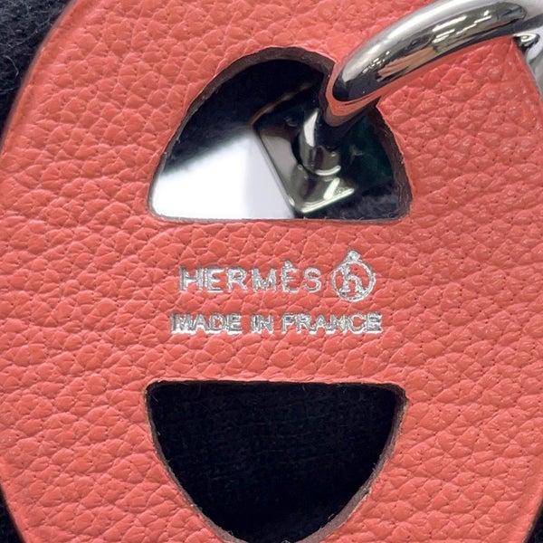 エルメス シューズアクセサリー  マイヨン・アンシェネ グリーン/オレンジ/シルバー金具 カーフレザー HERMES