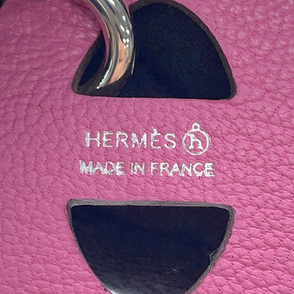 エルメス シューズアクセサリー  マイヨン・アンシェネ オレンジ/パープル/シルバー金具 カーフレザー HERMES